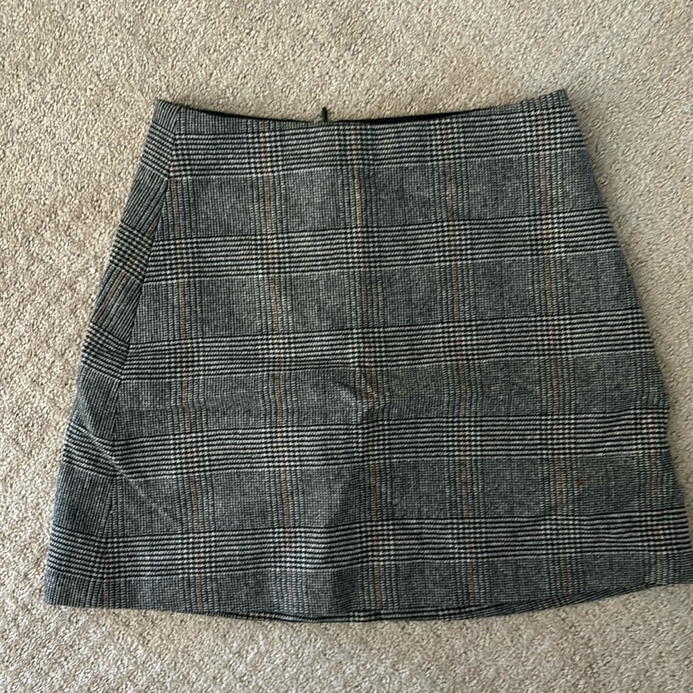 Aritzia Wilfred A line whoop cashmere blend mini skirt